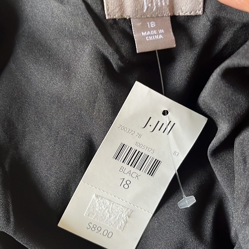 J.Jill Tencel blend textured fabric A line pleated skirt size 18 NWT - Picture 7 of 8